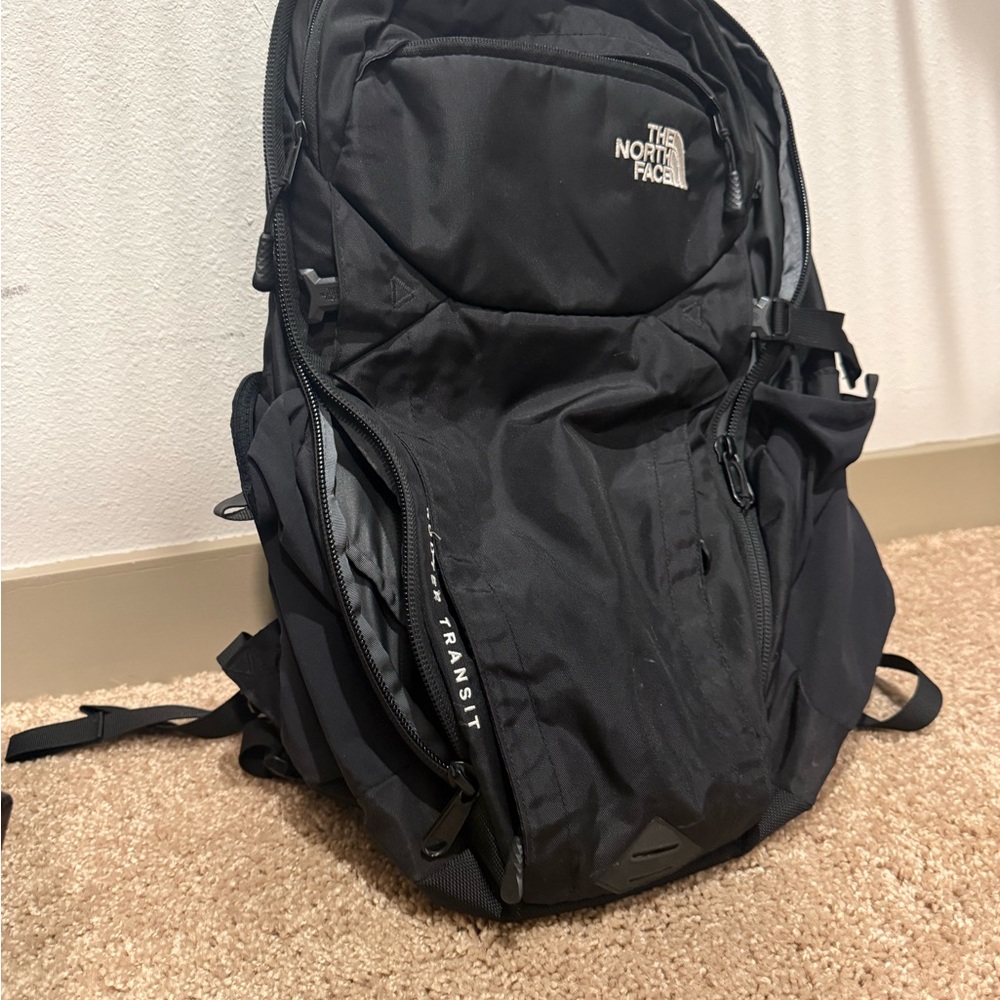 The North Face Black Transit Backpack